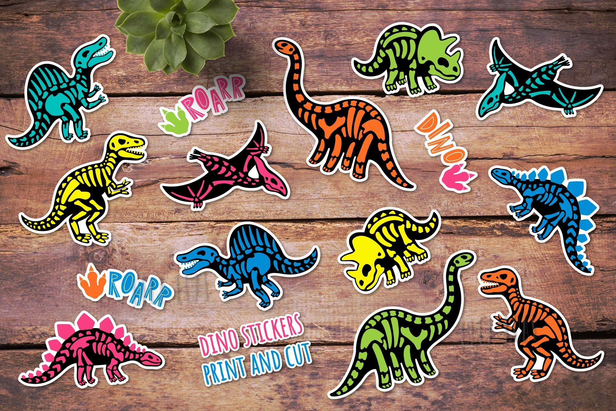 Sticker dinosaur | Kids sticker design