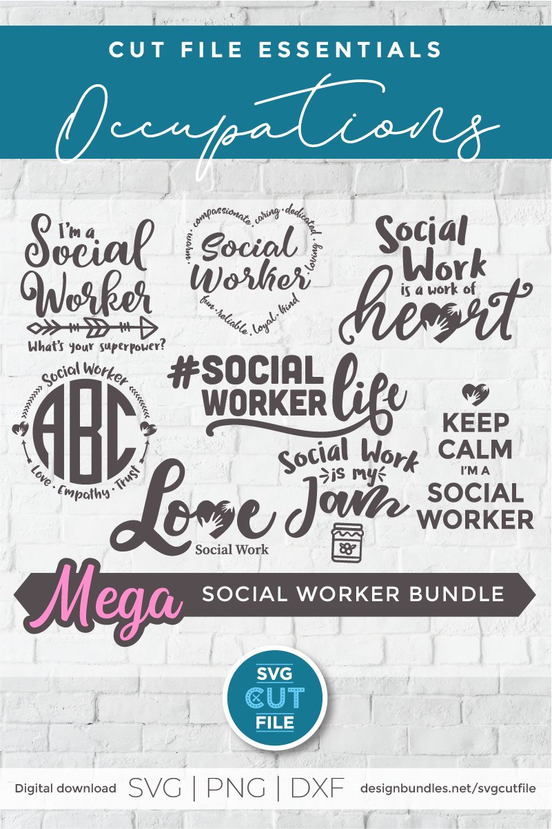 Social worker svg, social work svg, bundle svg, services dxf 2