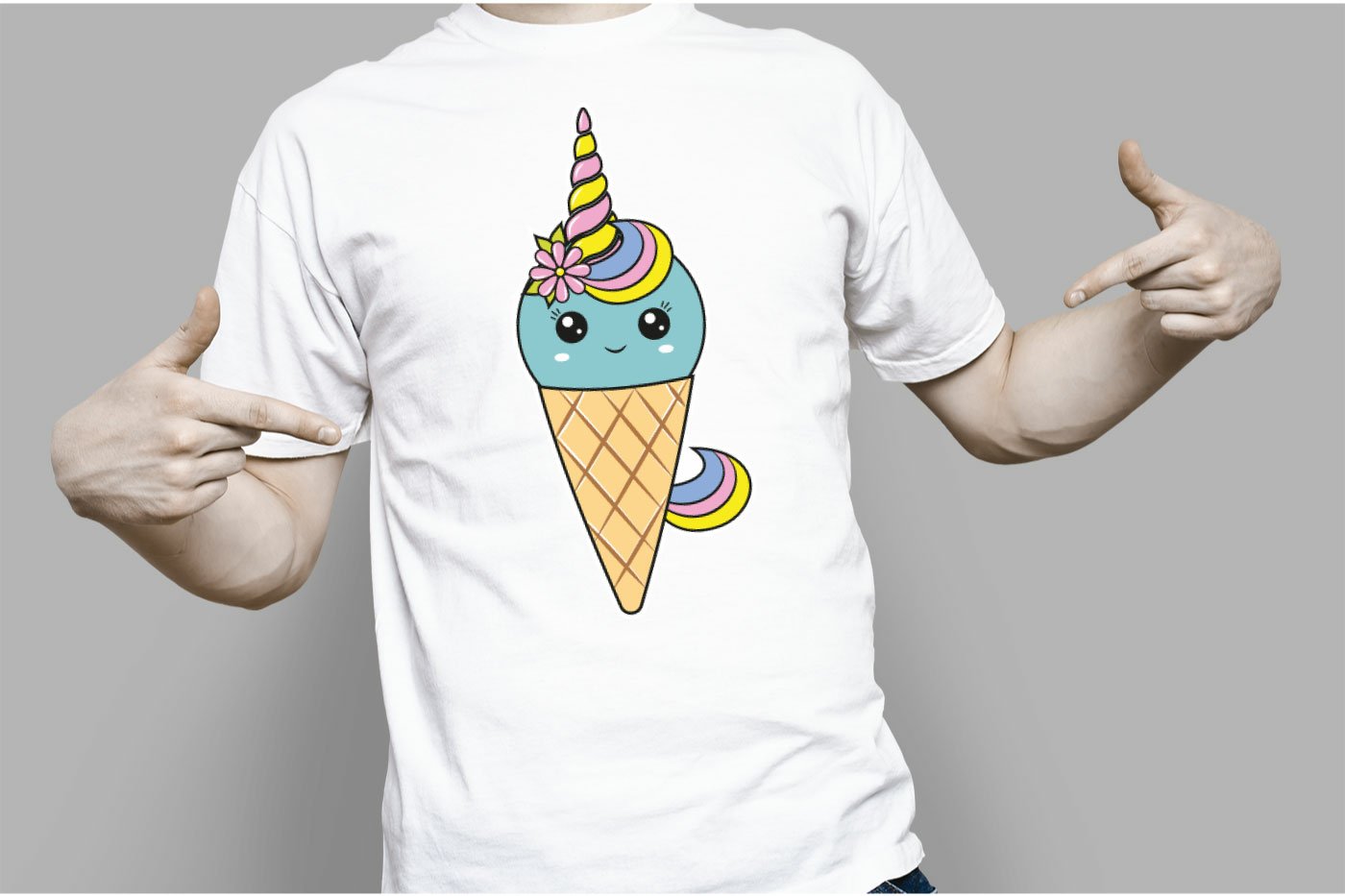 Dessert Ice Cream Kawaii Stickers for Printing Cricut 2