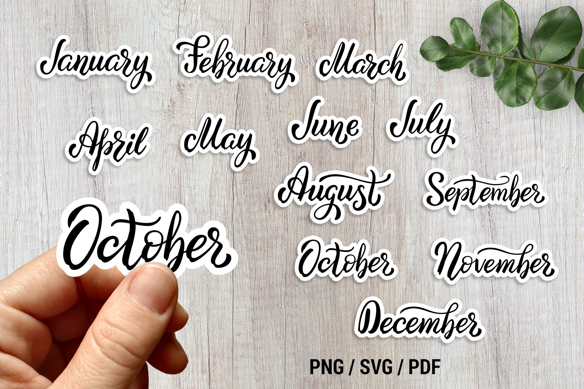 Planner stickers Bundle | 108 months print and cut stickers 2