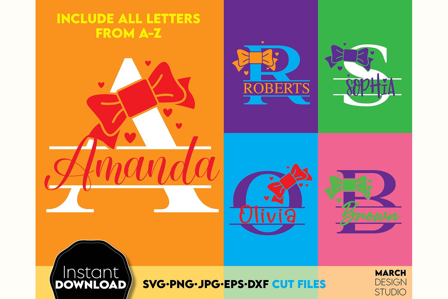 Monogram SVG, Christmas Monogram SVG, Monogram SVG Files 2