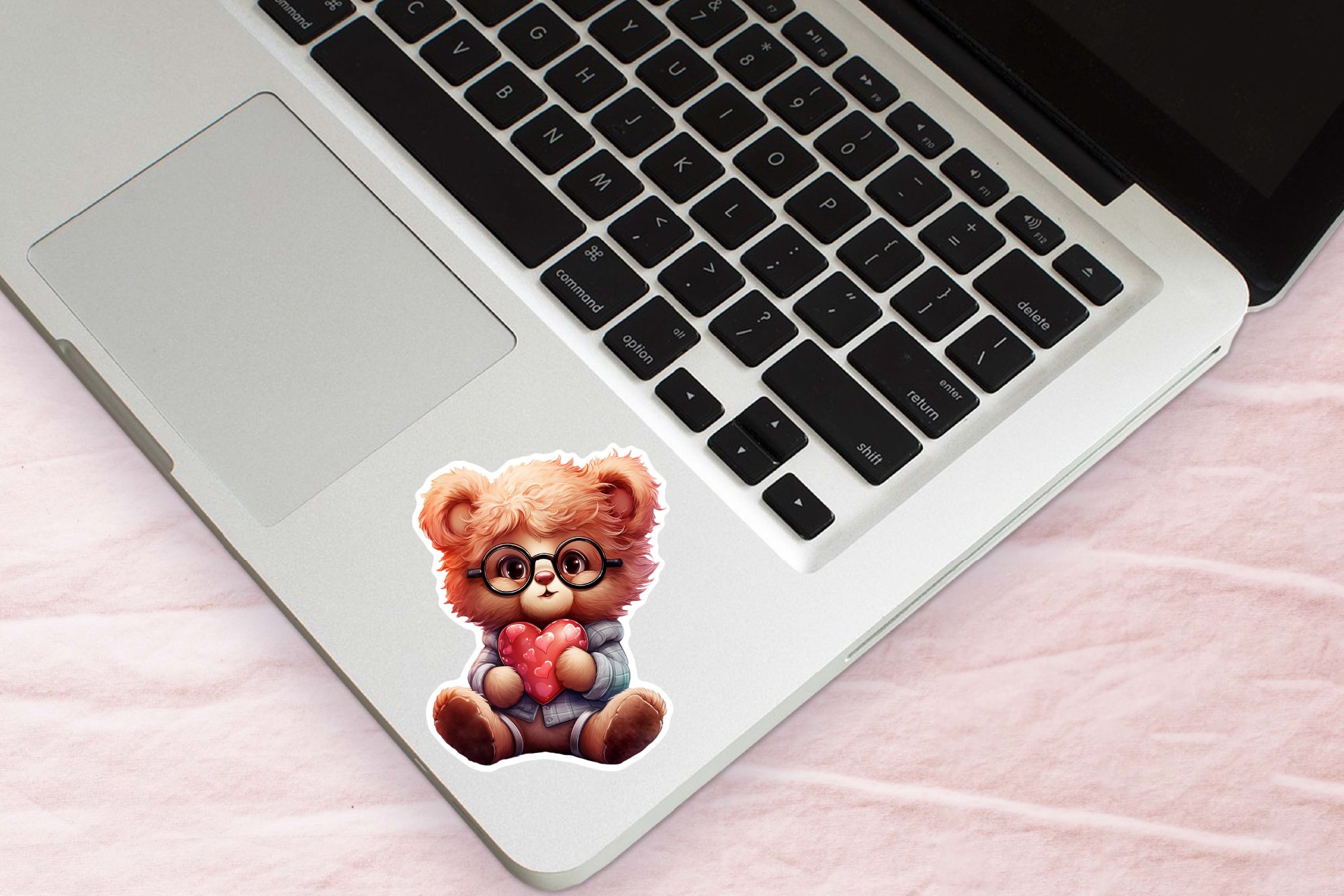 Valentine Stickers - Cute Animals, Printable Sticker Sheet 3