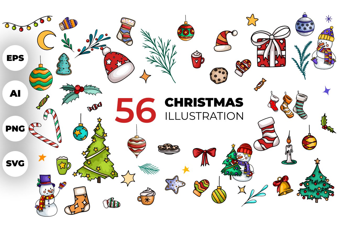 Christmas SVG Bundle Christmas cliparts
