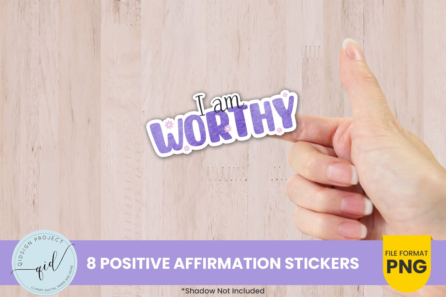 8 Watercolor Positivie Affirmation Stickers 2