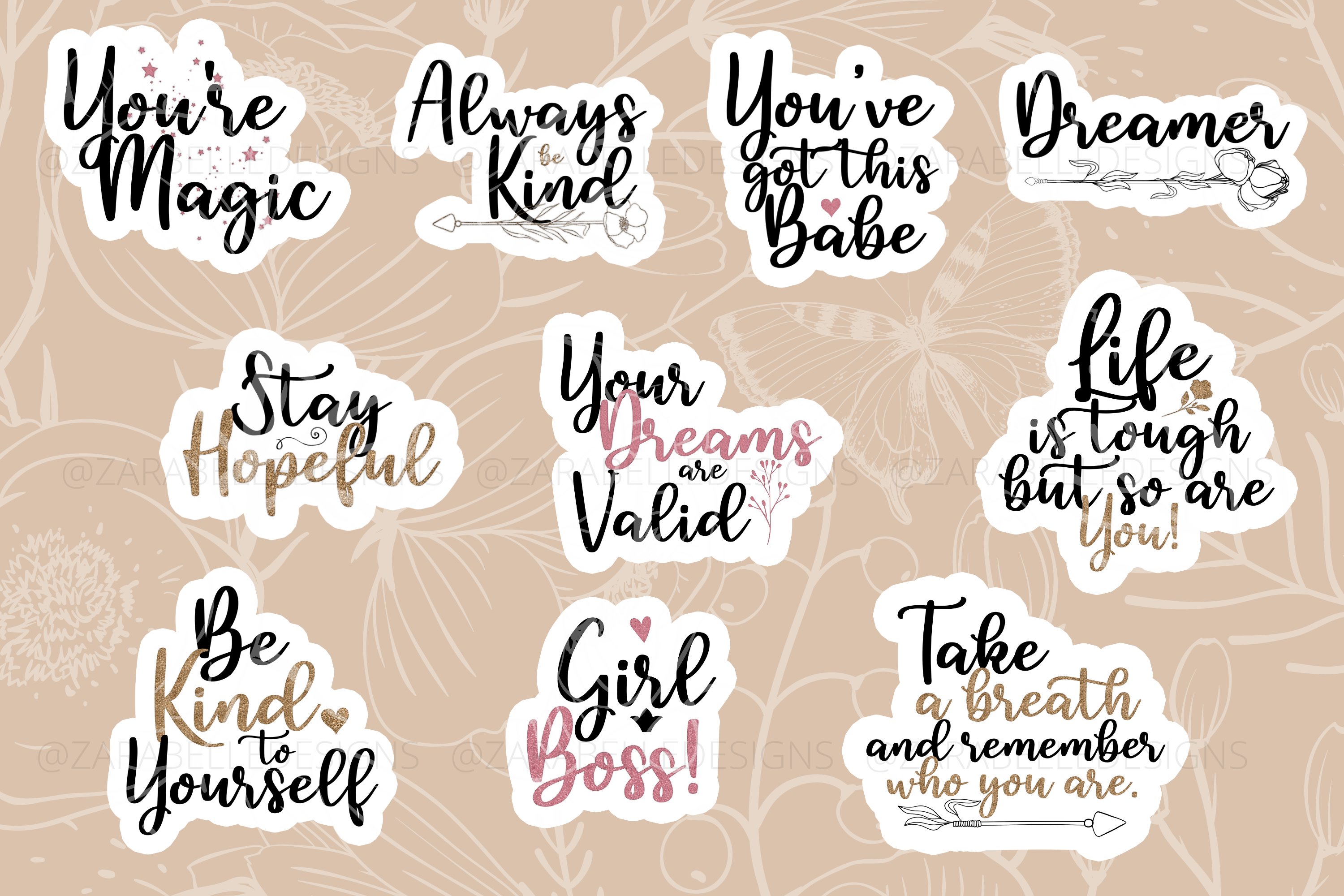 Inspiring Quote | Stickers 2