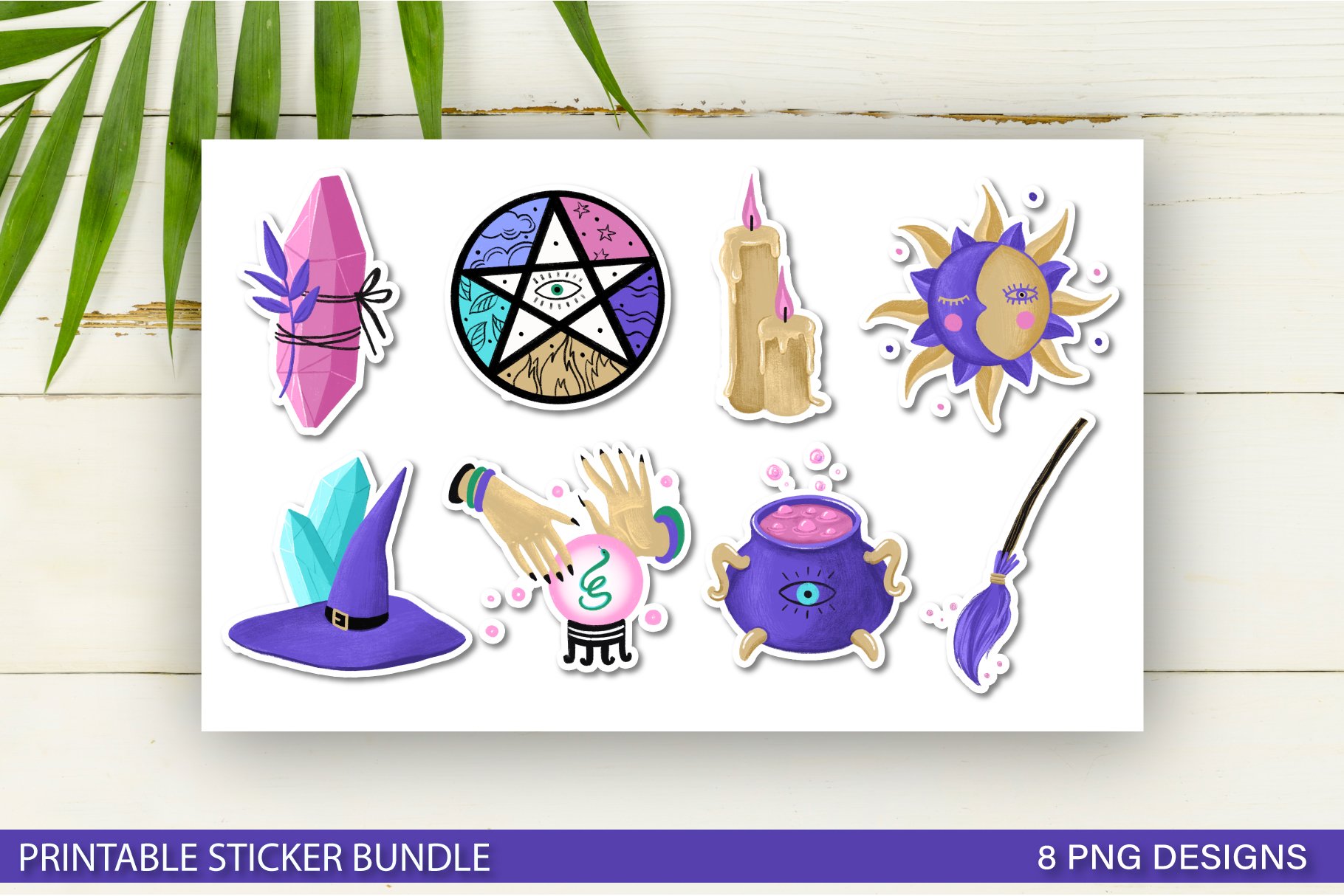 Celestial bundle png / Printable Stickers 3