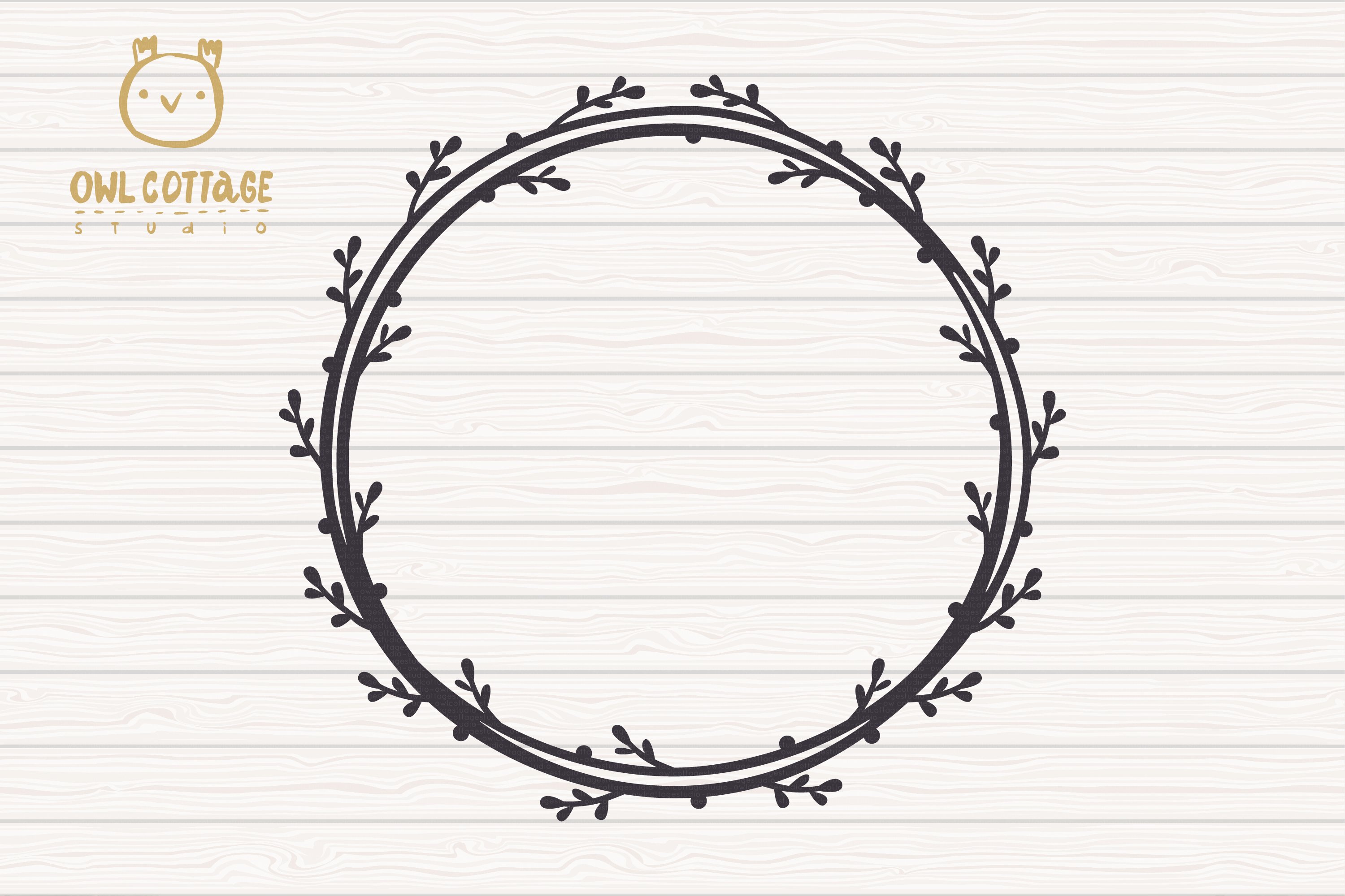Floral Wreaths SVG, Floral Monograms mini SVG bundle 3