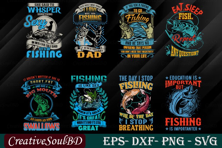 Fishing SVG Bundle Cut File, Fisherman Svg, fish hook Svg,