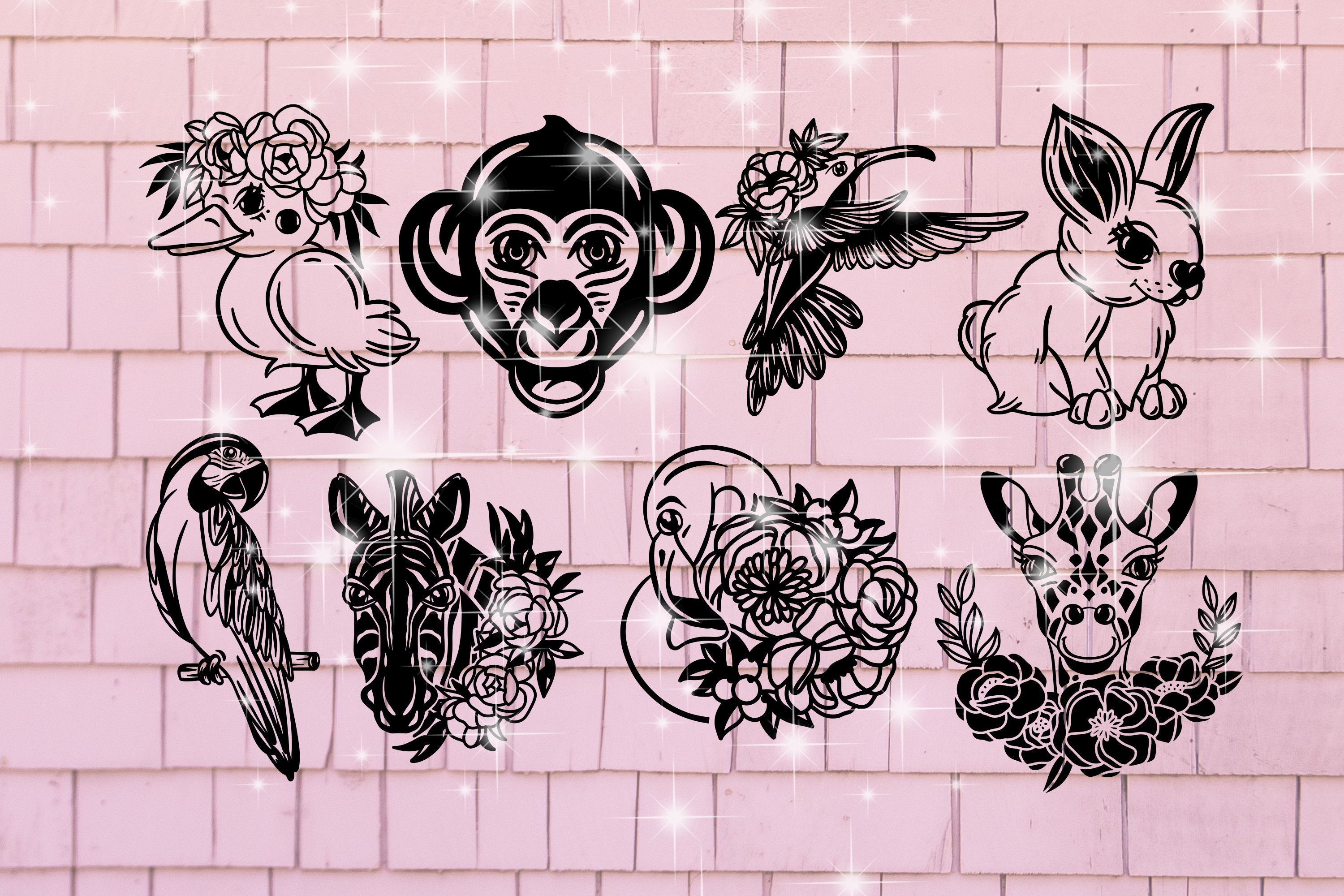 Animal Svg Bundle of 52 designs Big Set 2