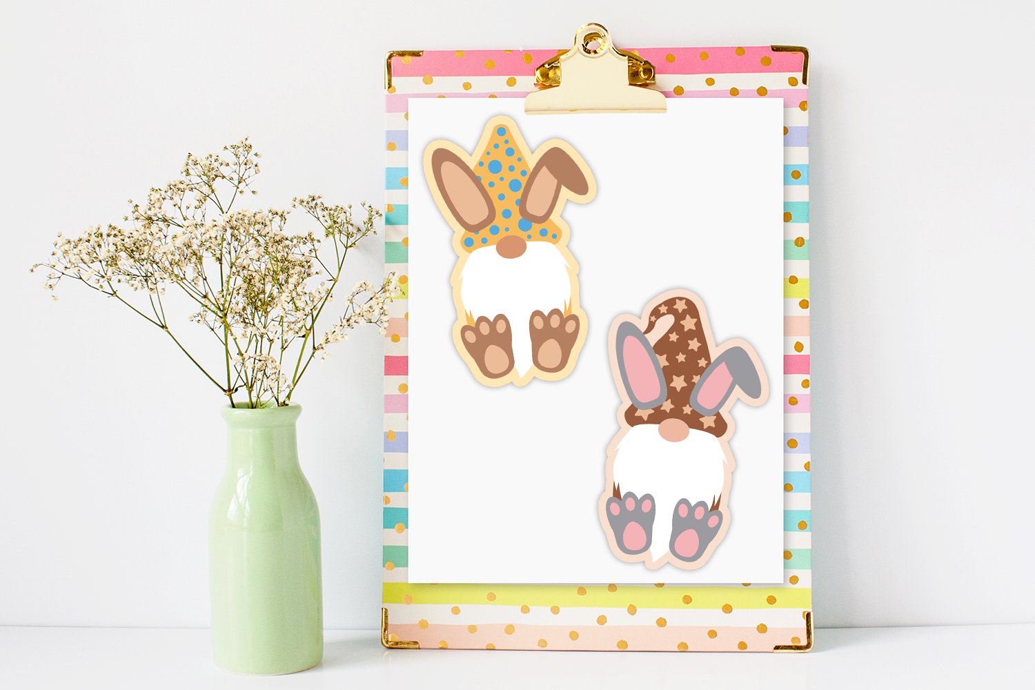 Easter Gnomes Stickers Mini Bundle 3