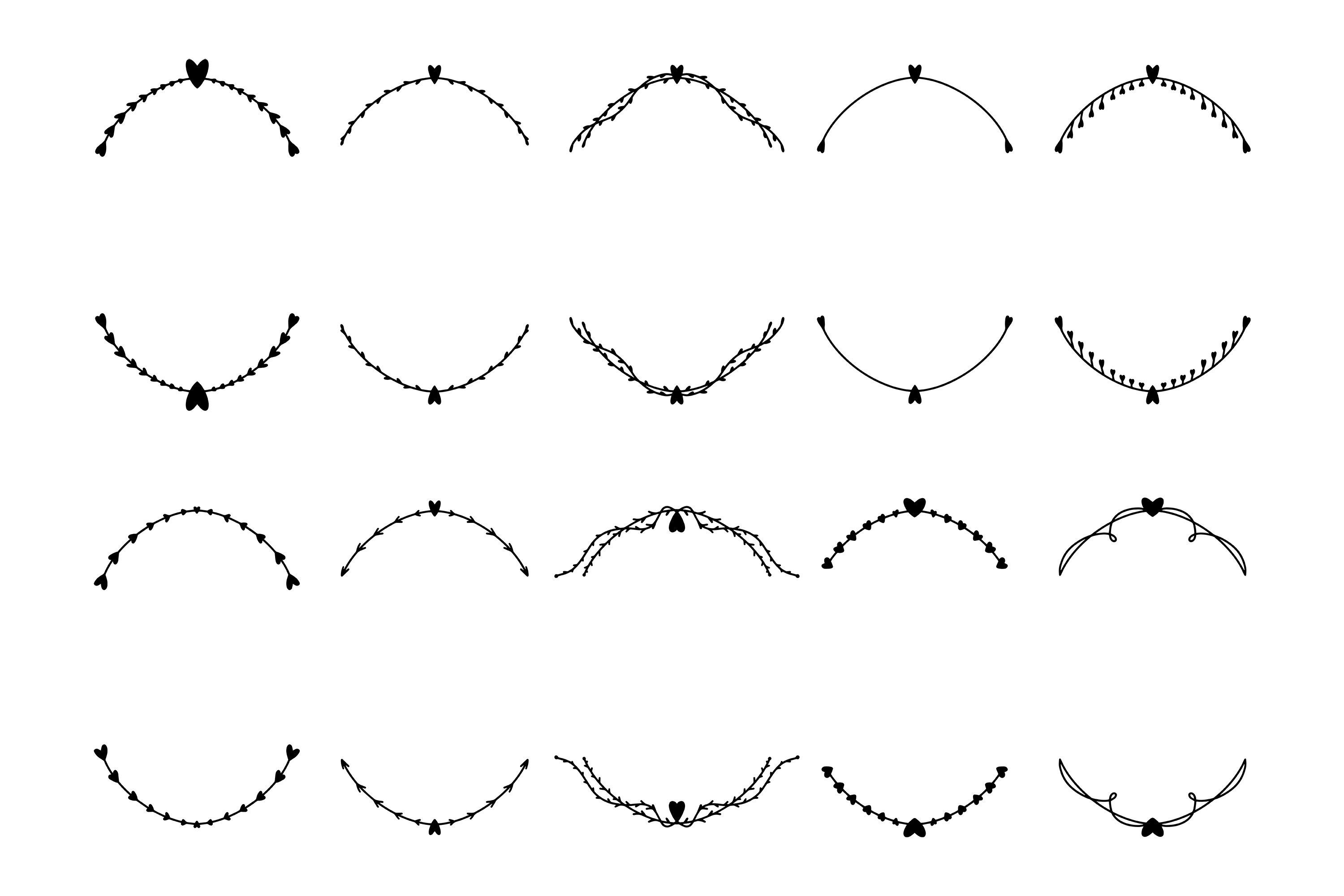 Valentine monogram bundle 2