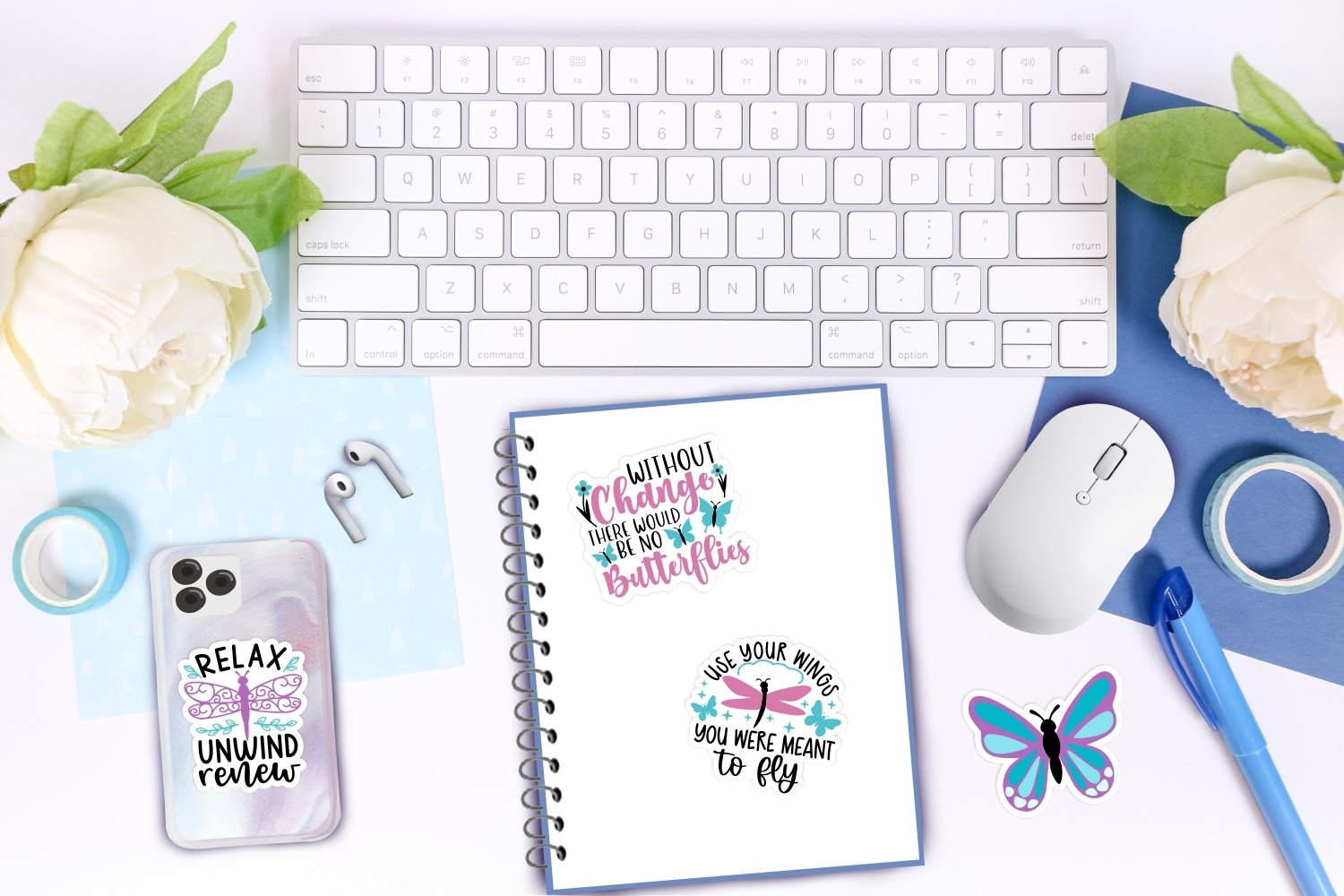 Butterfly Stickers | Bee sticker bundle 3