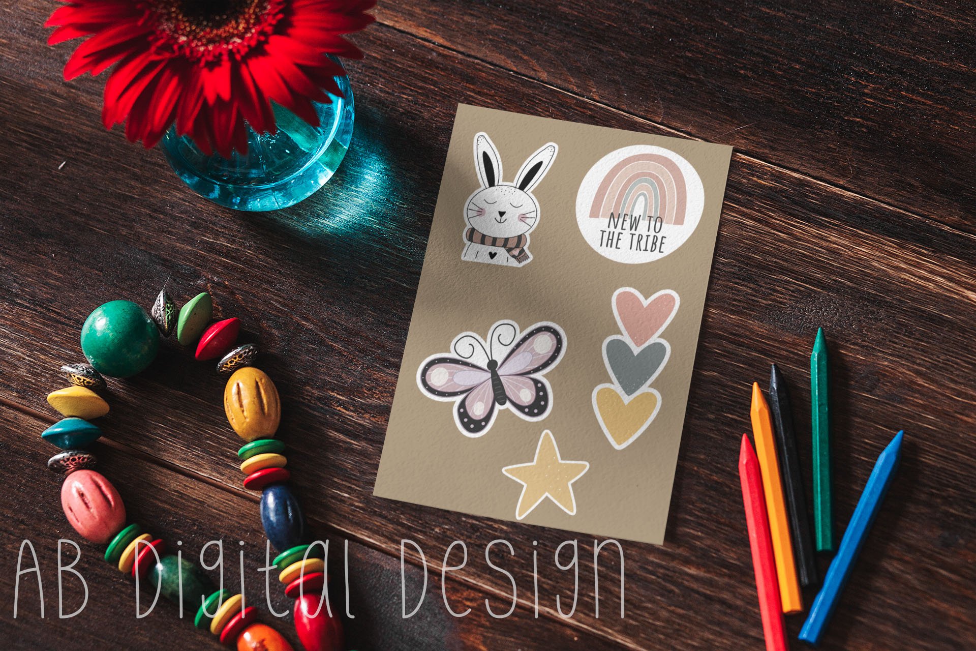 Printable Baby Scrapbook Stickers Bundle | Milestone Markers 3