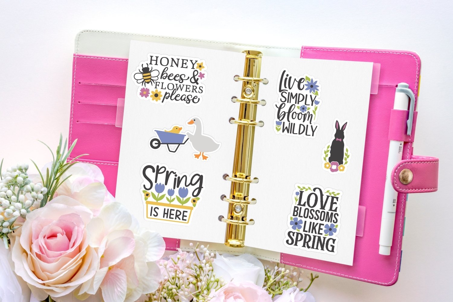 Spring sticker bundle | Spring printable stickers 2