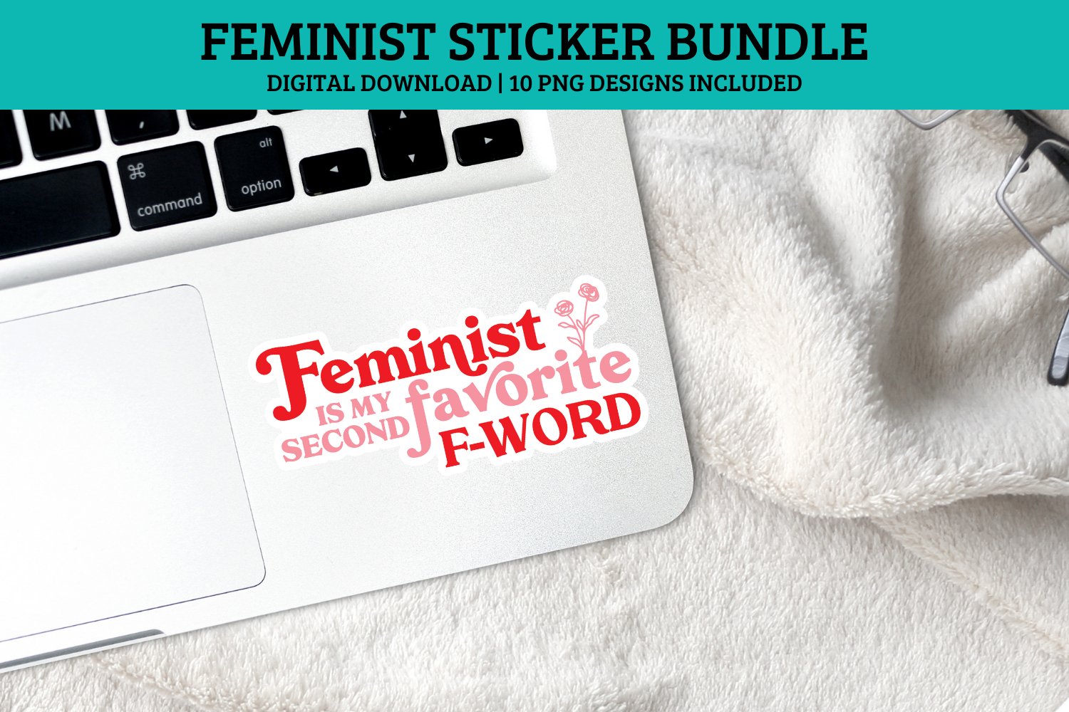 Feminist Sticker Bundle| 10 Female Empowerment Stickers 3