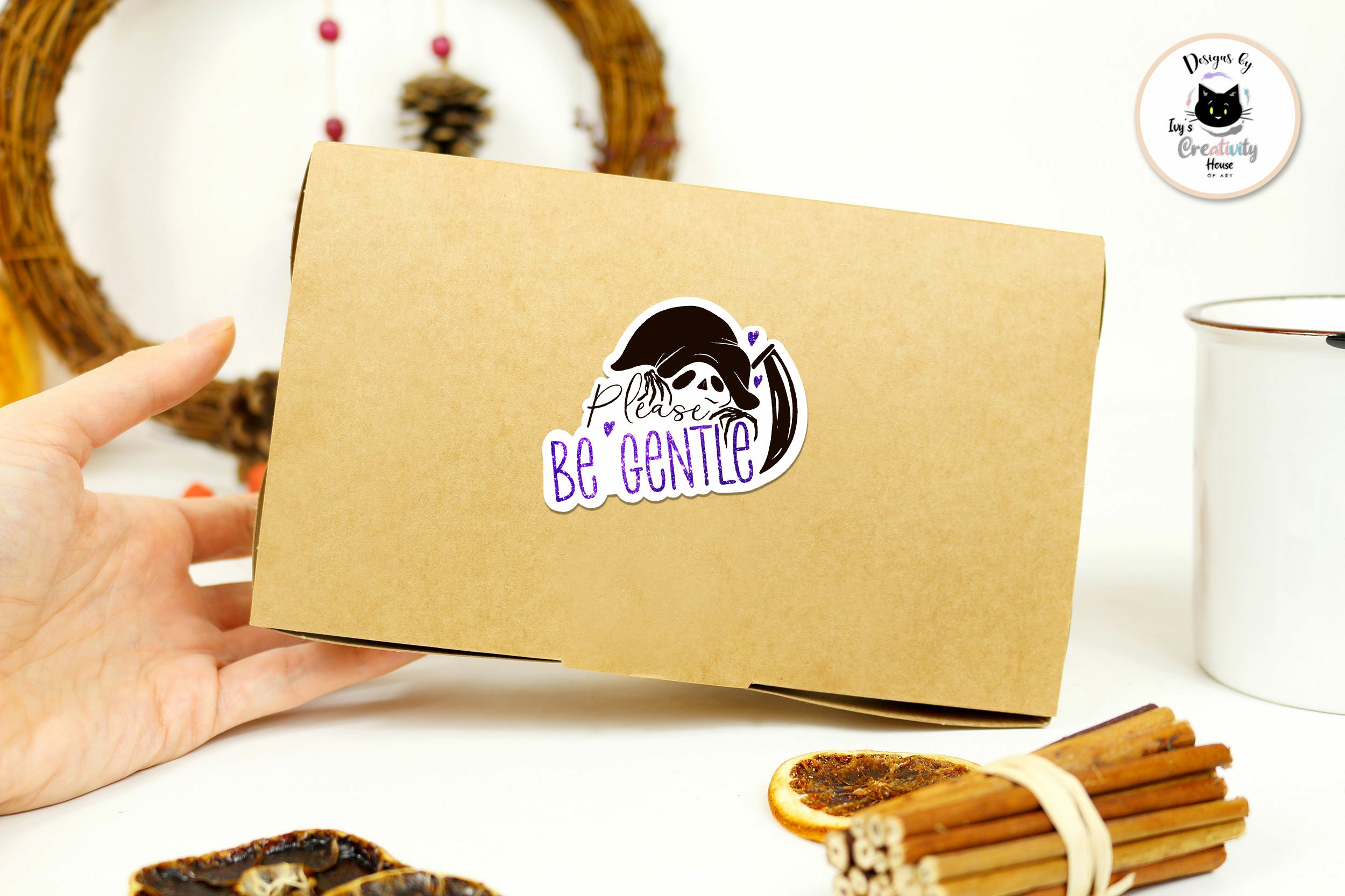 Halloween Packaging Sticker Bundle | Cute Halloween Stickers 3