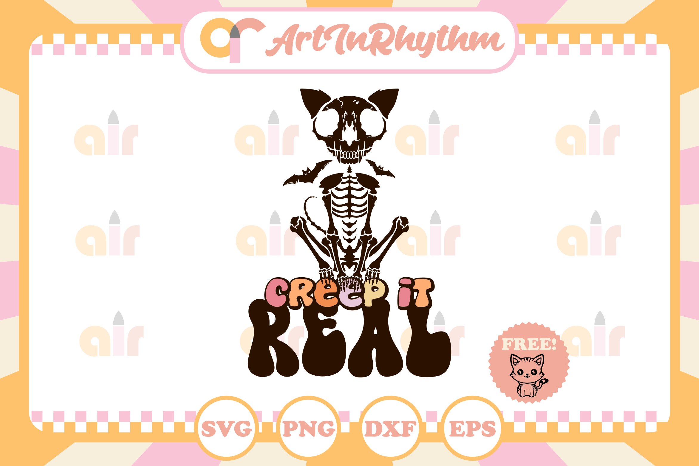 Retro Halloween SVG bundle / Messy Bun SVG 3