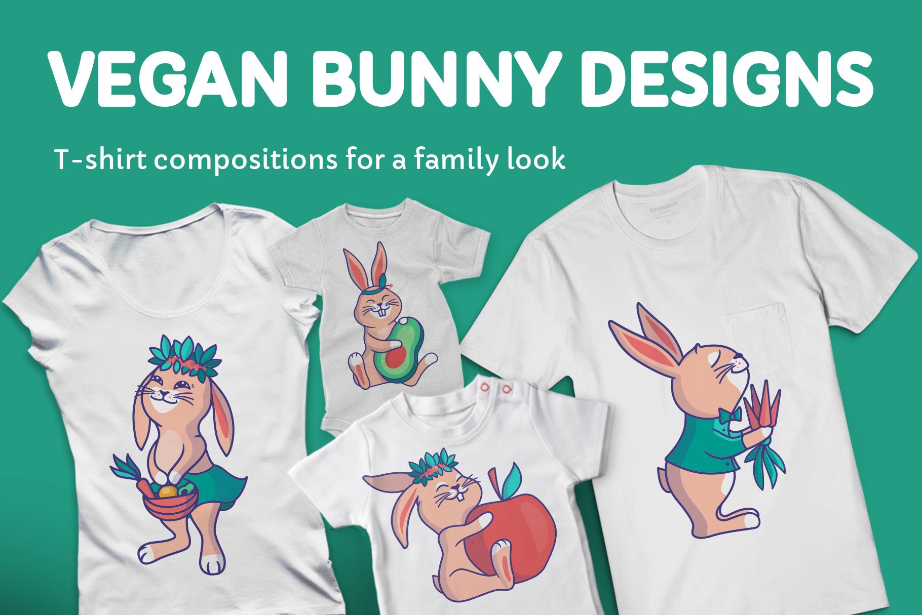 Family t-shirt designs. Animal clipat. Family sublimation 2