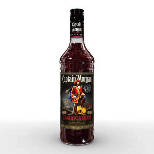 Captain Morgan Bottle Set 3D model 3