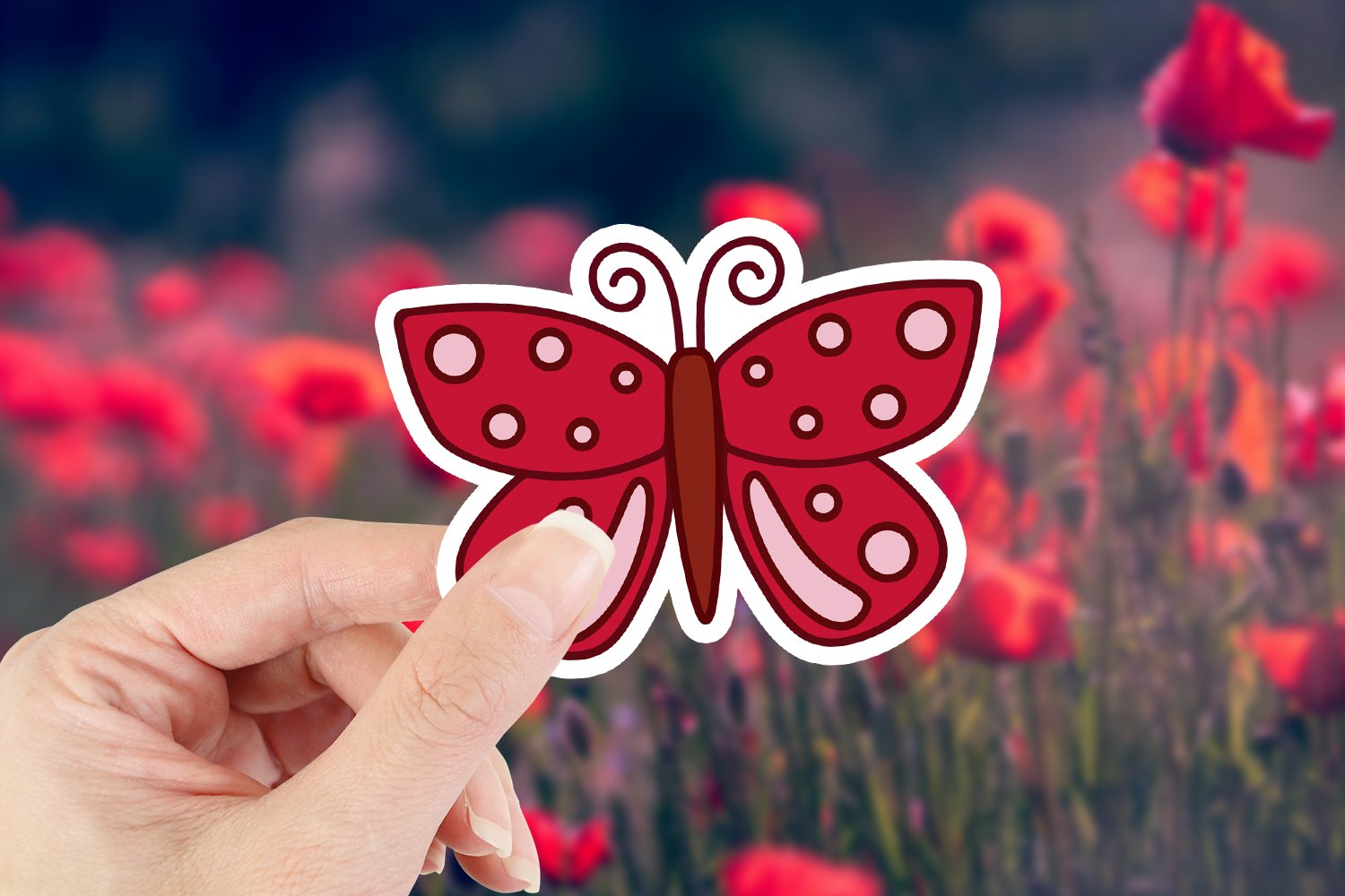 Colorful Butterflies Stickers Bundle | 12 Designs 3