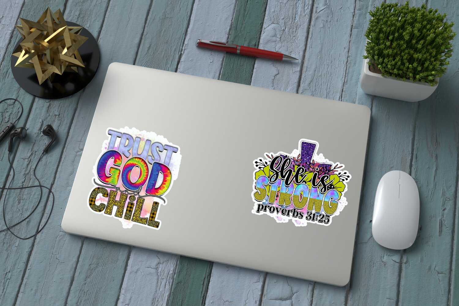 Christian Sticker Bundle, Jesus sticker Bundle, God stickers 2