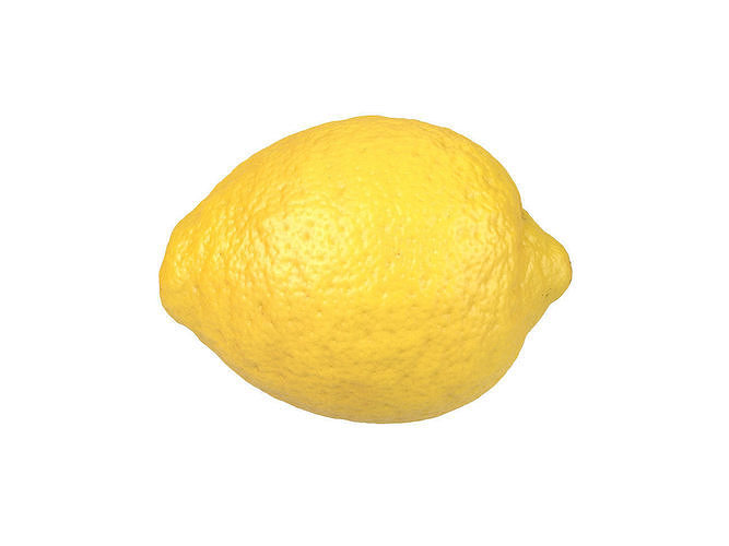 Photorealistic Lemon 3D Scan 3D model 2