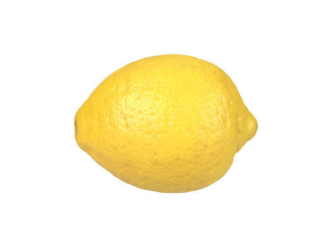 Photorealistic Lemon 3D Scan 3D model 3