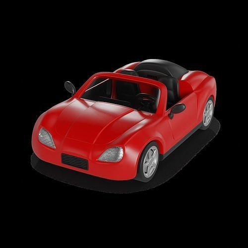 Cars and action games Toy Car 3D model 2