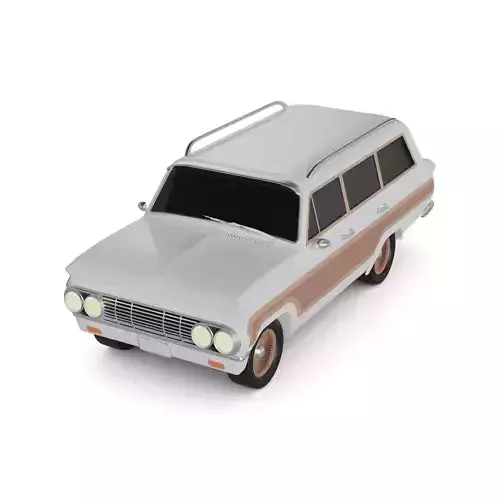 Station Wagon Car 3D model