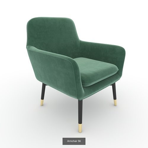 Collection Armchair 19 3D Model Pack 3