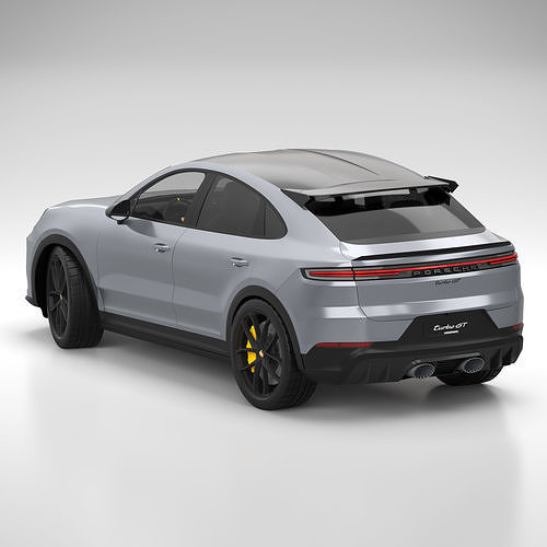 Porsche Cayenne Turbo GT 2024 - Chalk 3D model 2