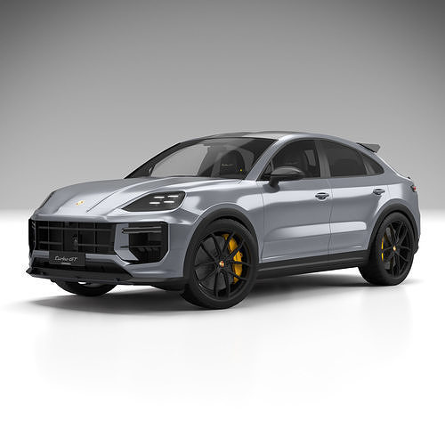 Porsche Cayenne Turbo GT 2024 - Chalk 3D model 3