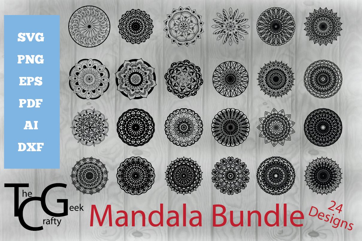 Mandala SVG | Zentangle Cut File Bundle