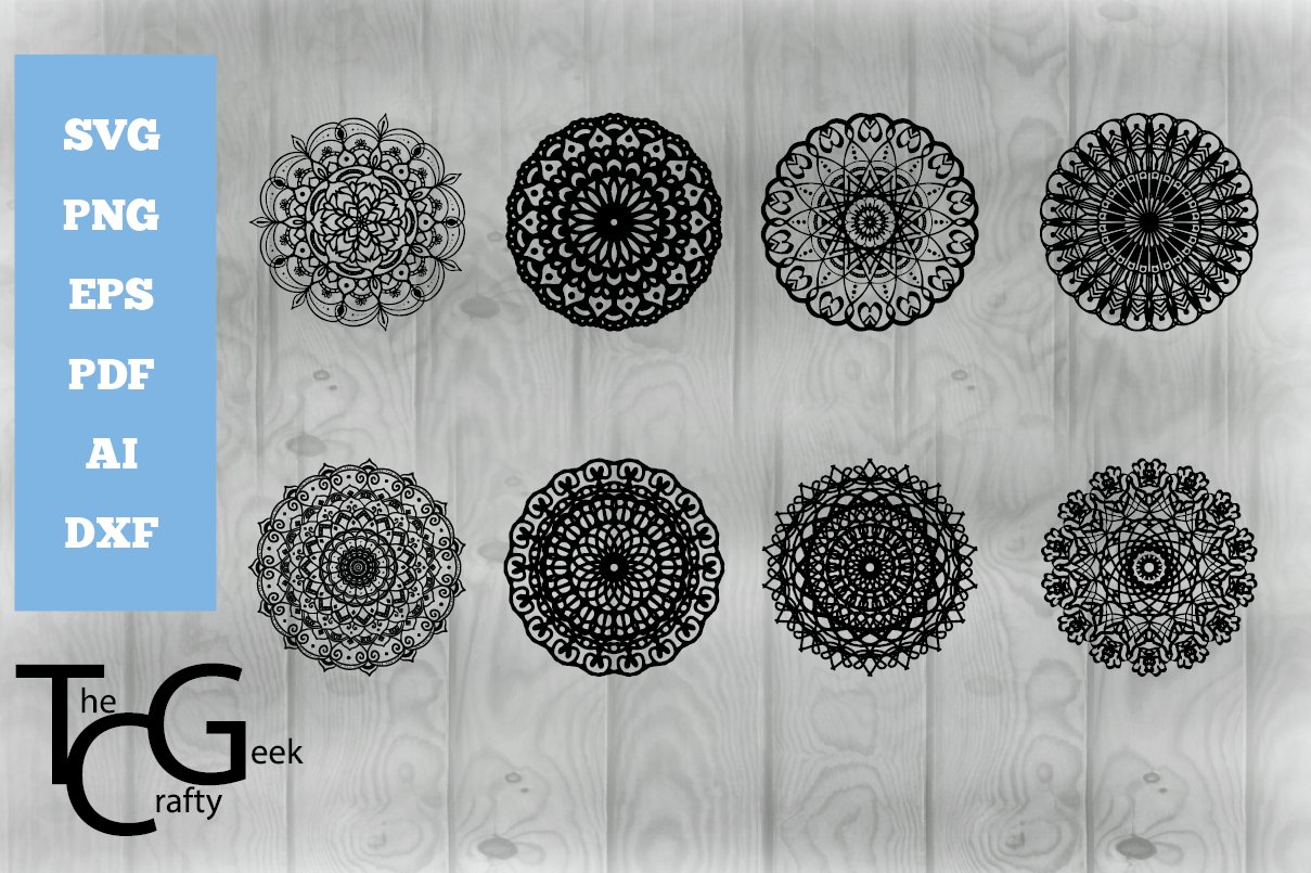 Mandala SVG | Zentangle Cut File Bundle 3