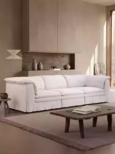 Mid Century interior scene 3D model 2