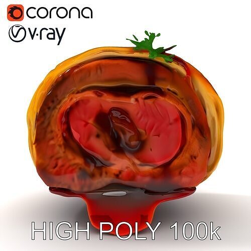 Gourmet Beef Wellington Model Pack Low-poly 3D model 2
