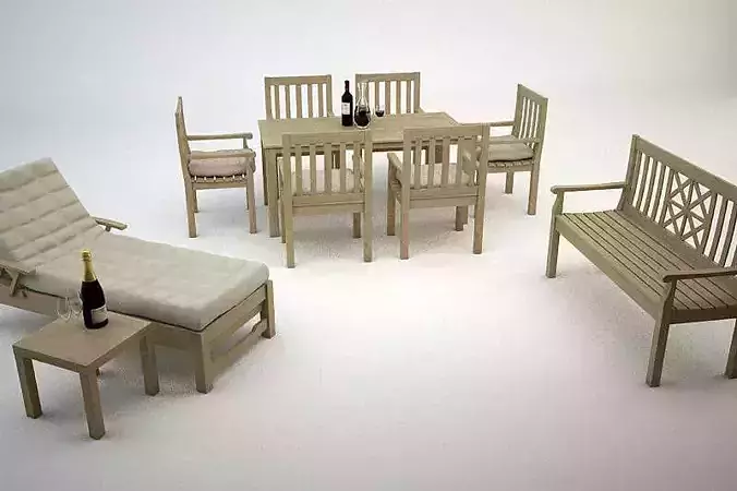 Garden Furniture 3D model