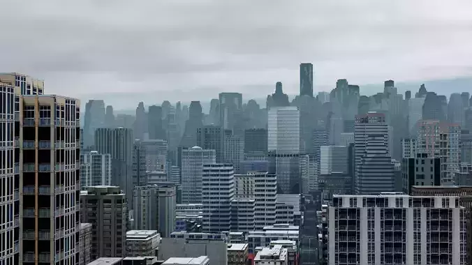 Real Time City 17 3D model