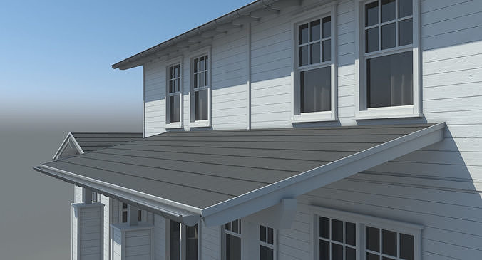 Family House 1 3D model 3