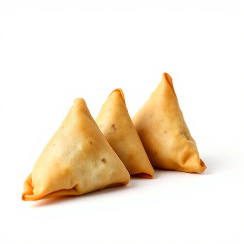 Samosa D Food Model Pack Low-poly 3D model 2