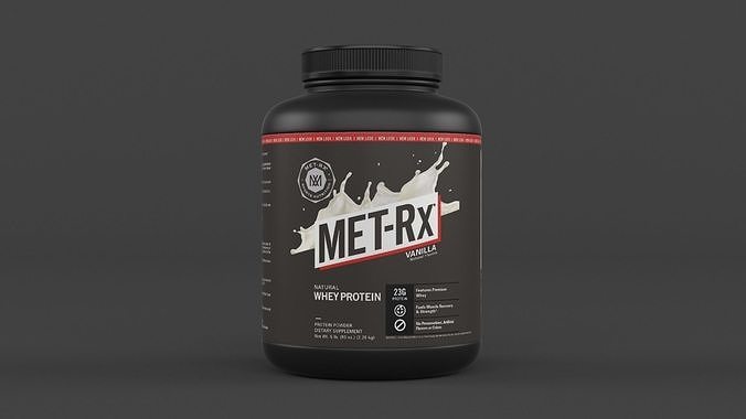 Protein Powder Collection 3D model 2