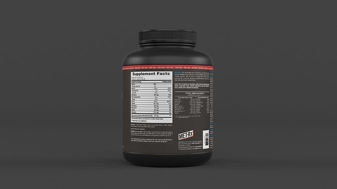 Protein Powder Collection 3D model 3