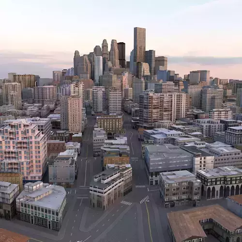 City 64 Low-poly 3D model
