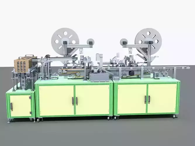 Industrial Equipment 26 - Automatic Cutting and Loading 3D model