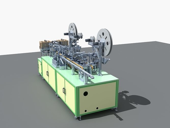 Industrial Equipment 26 - Automatic Cutting and Loading  3D model 3