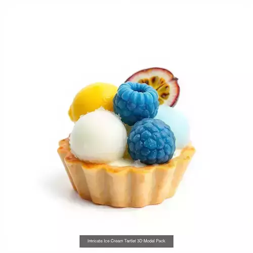 Artisan Ice Cream Delights 3D Model Pack