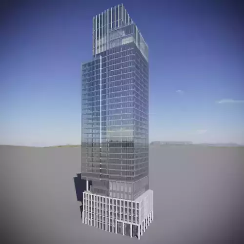 1 Leadenhall Street Tower - London Skyscraper 3D model