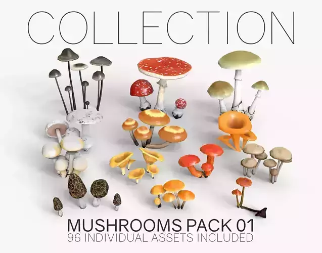 Mushrooms Pack 1
