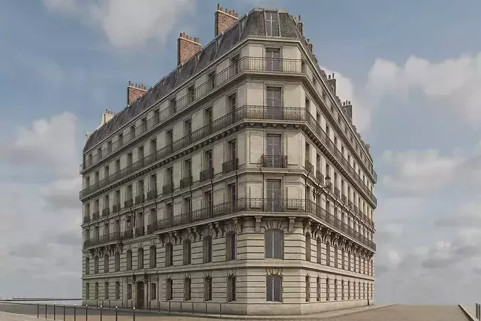 City Building X 3D model