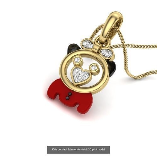 17 kids pendant 3dm render detail 3D bulk collection  3D Model Pack 2